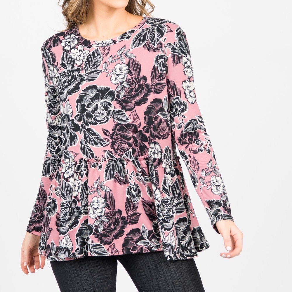 A&D Relaxed Ruffle Tee